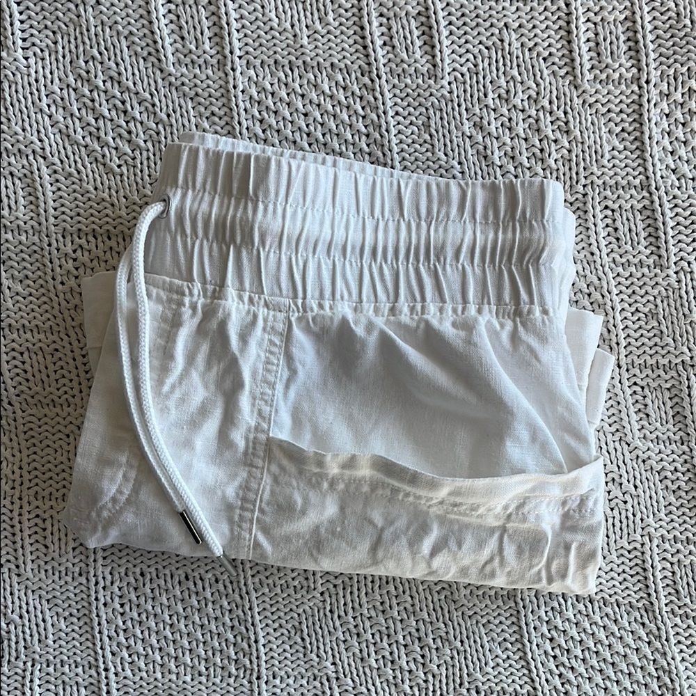 Athleta Cabo Linen 4" Short Women's Sz 8 White - Picture 9 of 9